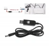 USB-Barrel Jack Voltaj Yükseltici (Giriş 5V, Çıkış 12V)
