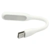 Usb Led Lamba Beyaz Renk Işık Portatif Taşınabilir Gece Lambası Masa Aydınlatma Kamp Pc