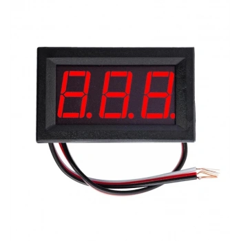 0.56 İnch Dc 0-30V Digital Kırmızı Voltmetre 3 Telli Panel Tip