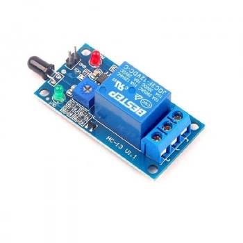 12V Röleli Alev Ateş Algılama Sensör Modülü