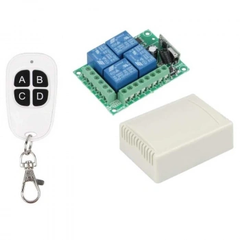 433MHZ 4 Kanal Röle 12V KR1204