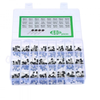 480 Adet Transistör Seti TO-92 Kılıf 24 Çeşit - Kutulu