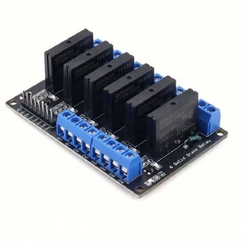 5V - 6 Kanal Solid State Röle Kartı (5V 2A)