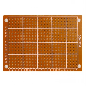 5X7CM Pertinaks Pcb Proto 10X24 432 Adet Bakır Delik Prototip Deney Kartı 2.54MM Pertenaks