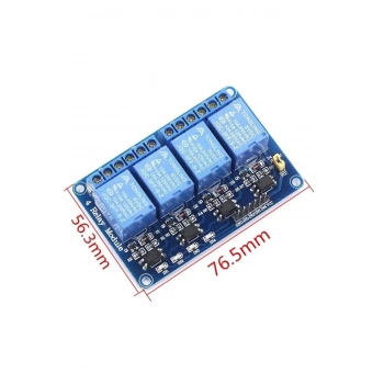 4 Kanal 5V Röle Modül Ac 250V 10A