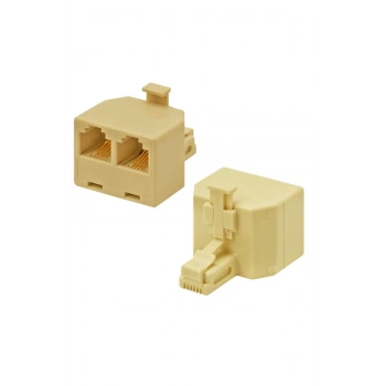 Rj11 Çoklayıcı Çoğaltıcı Splitter 1 Giriş 2 Çıkış