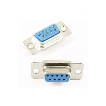 9 Pin Dişi D-sub Konnektör Db9 Lehim Tipi Rs232 Seri Pc