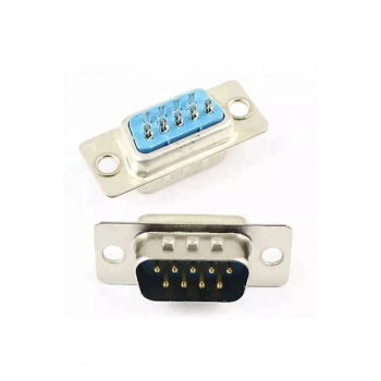 9 Pin Erkek D-sub Konnektör Db9 Lehim Tipi Rs232 Seri Pc
