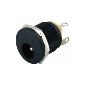 Dc Power Jak Dişi Adaptör Ucu Soket 2.1mm Vidalı Somunlu Erkek Şase Jack Fiş