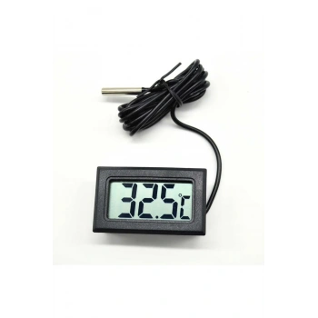 Sıcaklık Ölçer Problu Termometre Akvaryum Kuluçka Makinasi