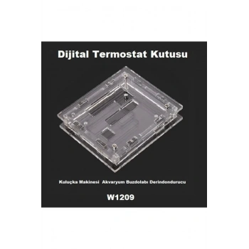 W1209 Termostat İçin Pleksi Kutu
