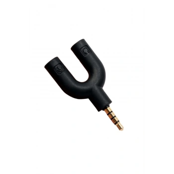 Mikrofon Kulaklık Birleştirici Adaptör Aparat