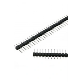 1x40 Erkek Header 40 Pin 2.54mm 180 Derece