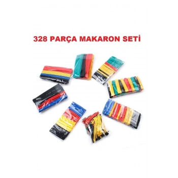 Isı Shrink Daralan Makaron Kablo Yalıtım Seti 328 Adet