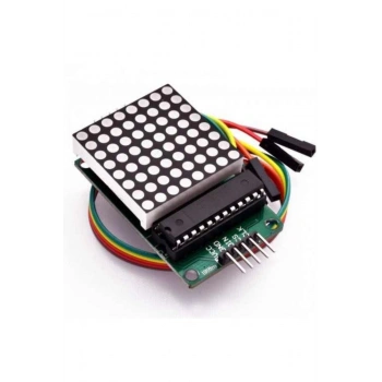 8x8 Dot Matrix Led Modül Max7219 Kırmızı Ortak Katot