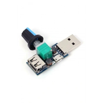 USB Fan Hız Kontrol Modülü - DC 5V-12V 5W