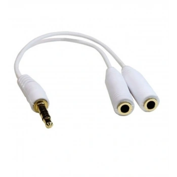 Stereo Kulaklık Çoklayıcı 3.5mm Sterio Çevirici Dönüştürücü Splitter Y Kablo Müziğini Paylaş