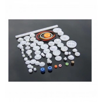 60 Parça Plastik Dişli Seti RC Çark Arduino