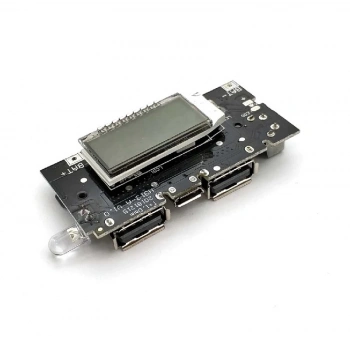 Çift USB Girişli 5V 2.1A Powerbank 18650 Pil Şarj Kartı