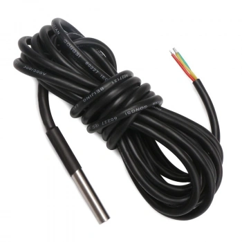 DS18B20 3 Metre Kablolu Dijital Sıcaklık Sensörü