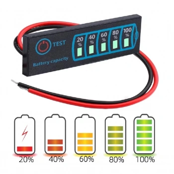 Pil Kapasite Göstergesi 5-30V JX-4615-A3