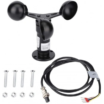 Rüzgar Hızı Ölçüm Sensörü 0-5 V Gerilim Çıkışlı (Anemometre)