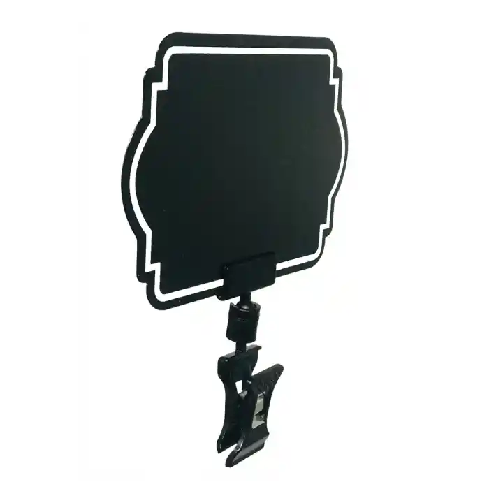 MT Yaz/Sil Siyah PVC Fiyat Etiketi ve Mini Mandal Etiket Tutucu 10 lu Set