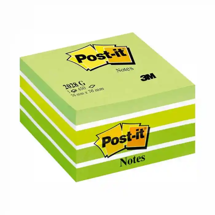 3m 2028-g Yeşil Tonları Post-ıt 76x76mm 450yp.