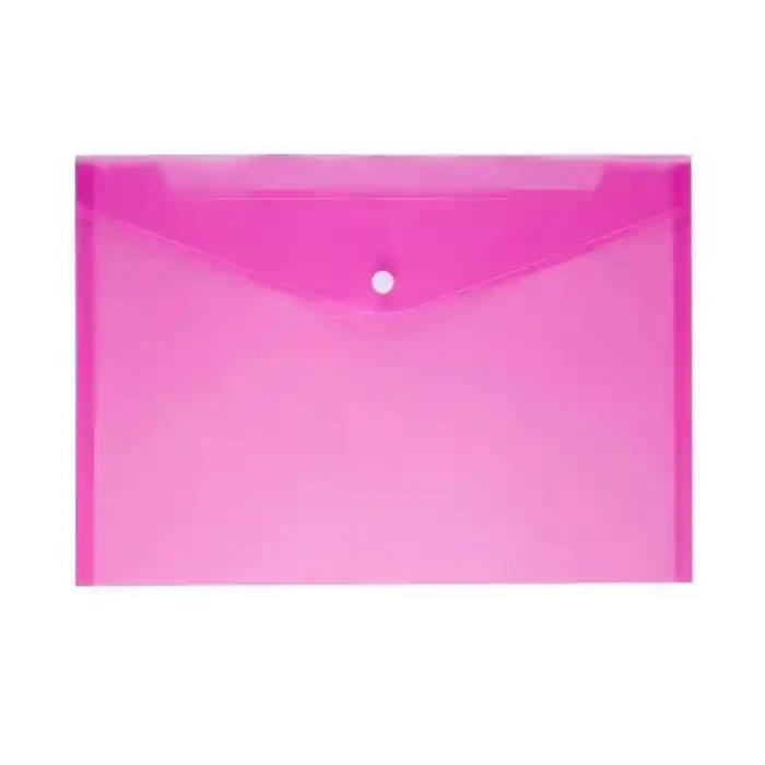 Abka A4 Çıtçıtlı Dosya Pembe