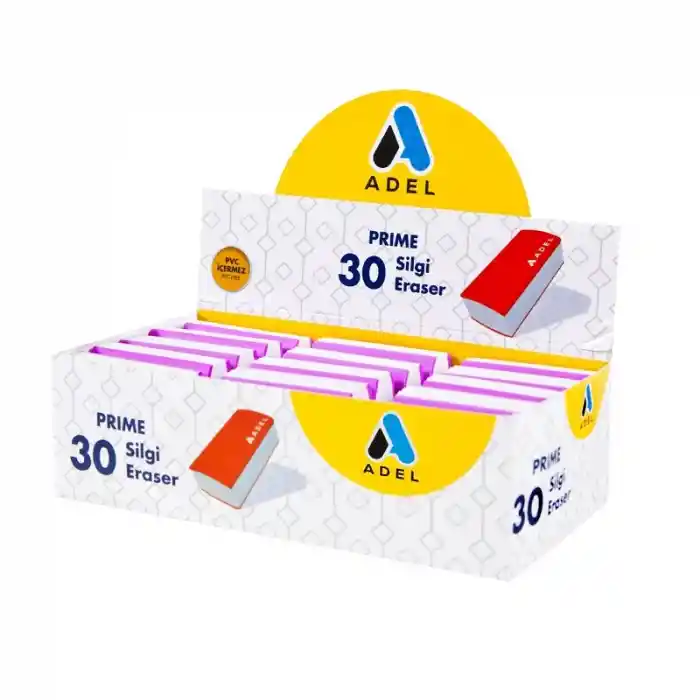 Adel 2270 Prıme Silgi Canlı Renkler 30 Lu 22700000