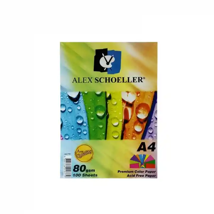 Alex Alx-779 A4 Renkli Fotokopi Kağıdı 100 Lü
