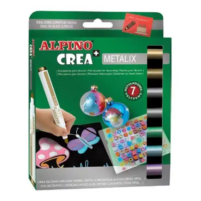 Alpıno Ar-134 Crea Metalix Keçeli Kalem
