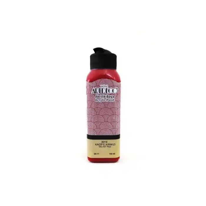 Artdeco Akrilik Boya 140 Ml Kadife Kırmızı 070r-3019