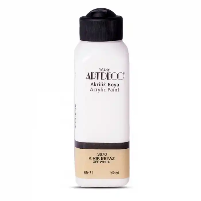 Artdeco Akrilik Boya 140 Ml Kırık Beyaz 070r-3670