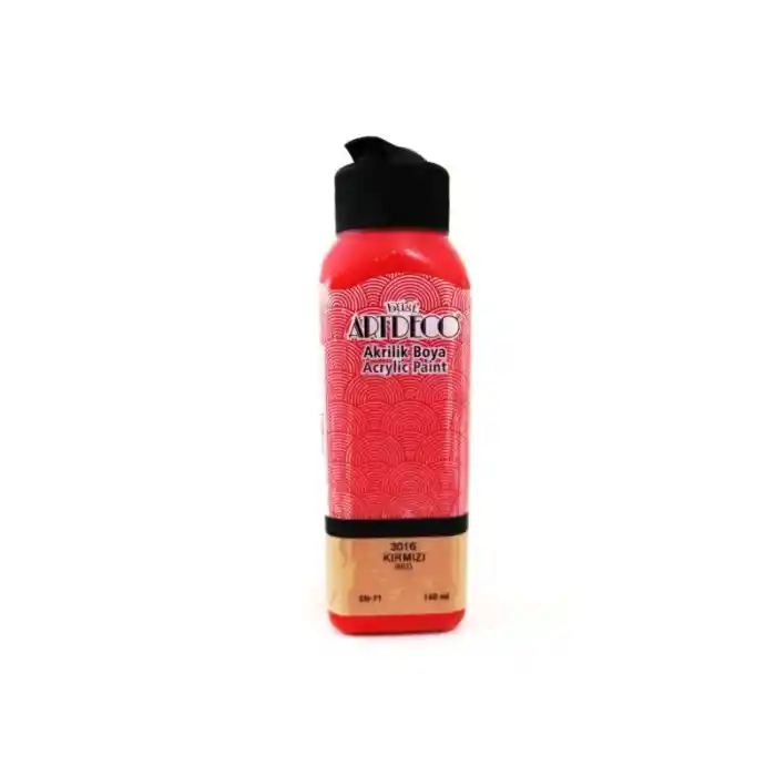Artdeco Akrilik Boya 140 Ml Kırmızı 070r-3016