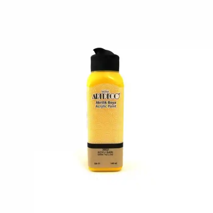 Artdeco Akrilik Boya 140 Ml Koyu Sarı 070r-3602
