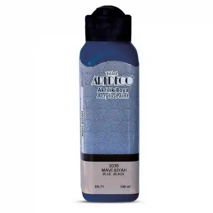 Artdeco Akrilik Boya 140 Ml Mavi Siyah 070r-3035