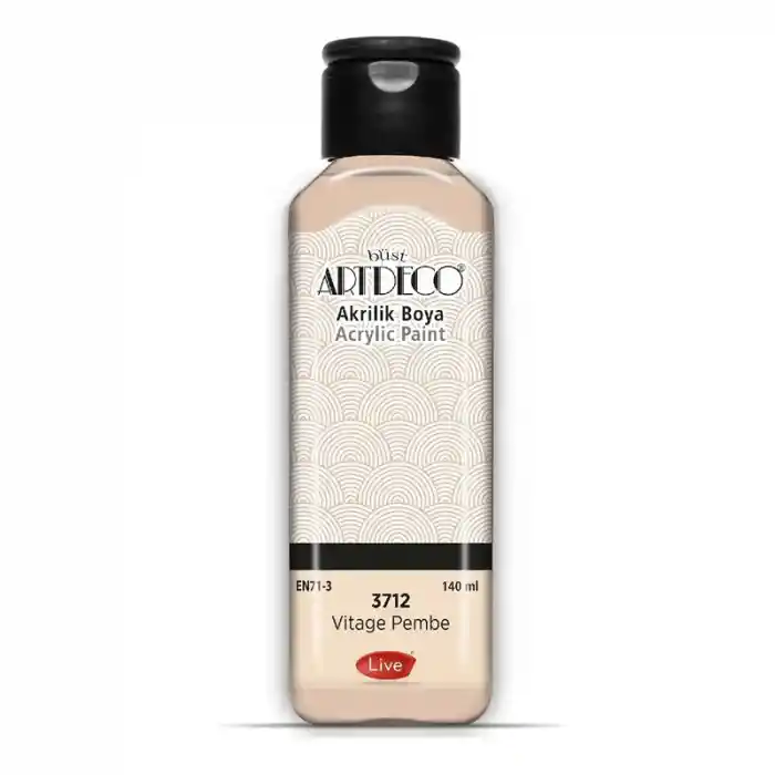 Artdeco Akrilik Boya 140 Ml Vintage Pembe 070r-3712