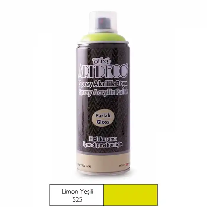 Artdeco Sprey Akrilik Boya 400 Ml L.yeşili 525
