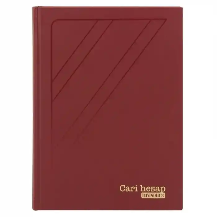 Bayındır Cari Hesap Defteri 20x28 120 Yaprak Dik