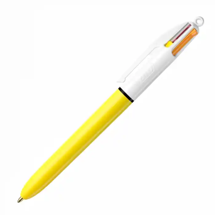 Bic 4 Renk Fonksiyonlu Sarı Gövde Tükenmez Kalem 949897