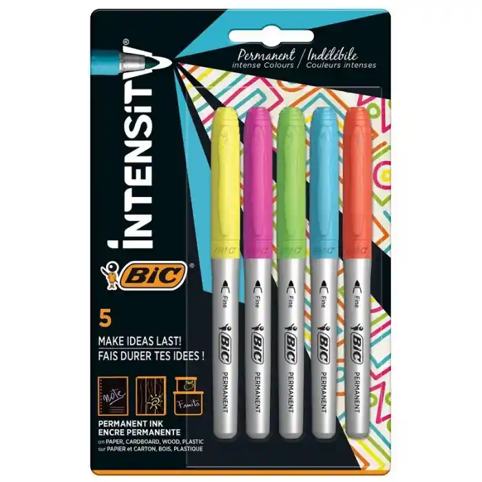 Bic Intensıty Marking Kalem 5 Renk Canlı Renkler 9419083