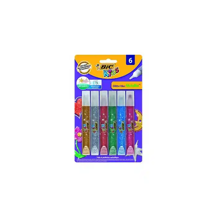Bic Metalik Simli Yapıştırıcı 6 Lı 893269