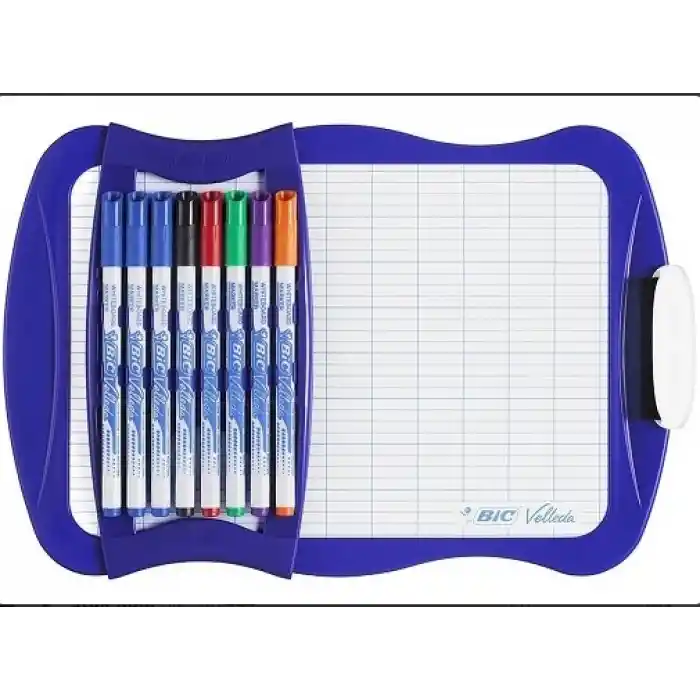 Bic Mini Yazı Tahtası+ 8 Kalem+silgi Set 967444