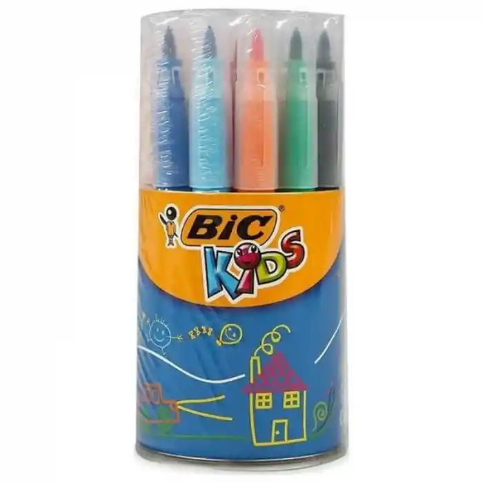 Bic Vısa 18 Li Fırça Uçlu Keçeli Kalem 8289651