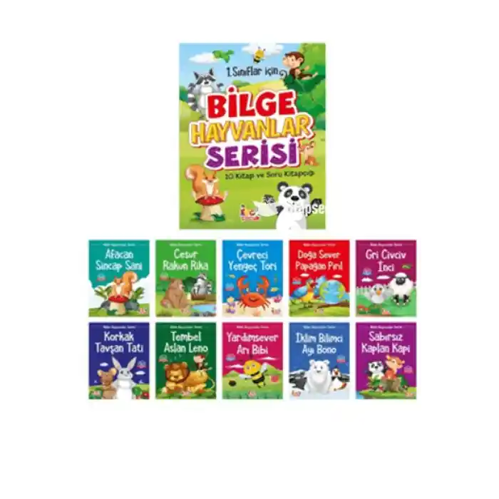 Bilge Hayvanlar Dizisi 1.sınıf K.boy 1-10+sk / Bıcırık