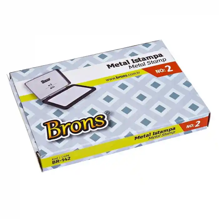 Brons 2 No.metal Istampa Orta Boy Br-142