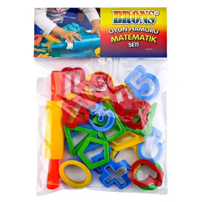 Brons Oyun Hamuru Matematik Seti Br-472