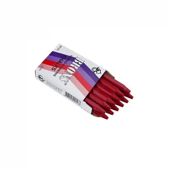 Brons Yağlı Marka Tebeşir Kırmızı 12 Li Br-255