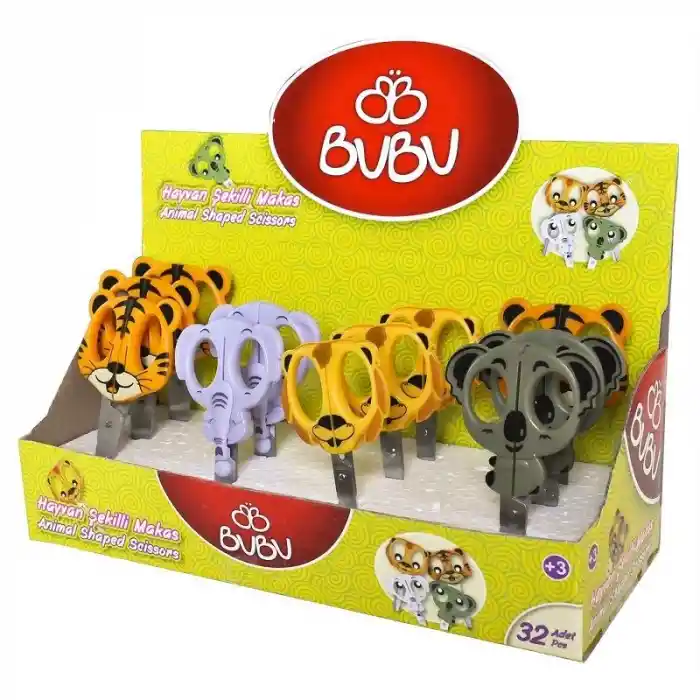 Bu-bu Hayvanlı Makas Mk0003